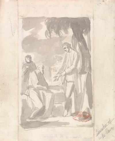 Major Pierson und der Brahmane von George Romney